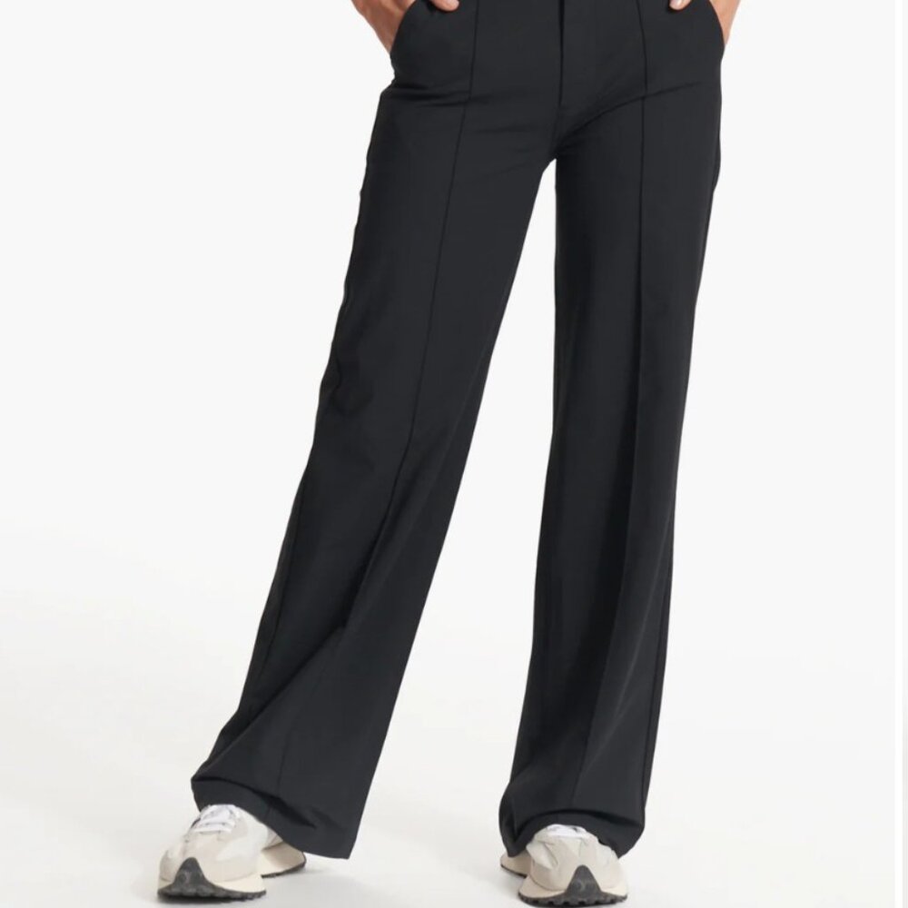 Vuori Meta Wideleg Pant Black NWT Size L Performance Trouser